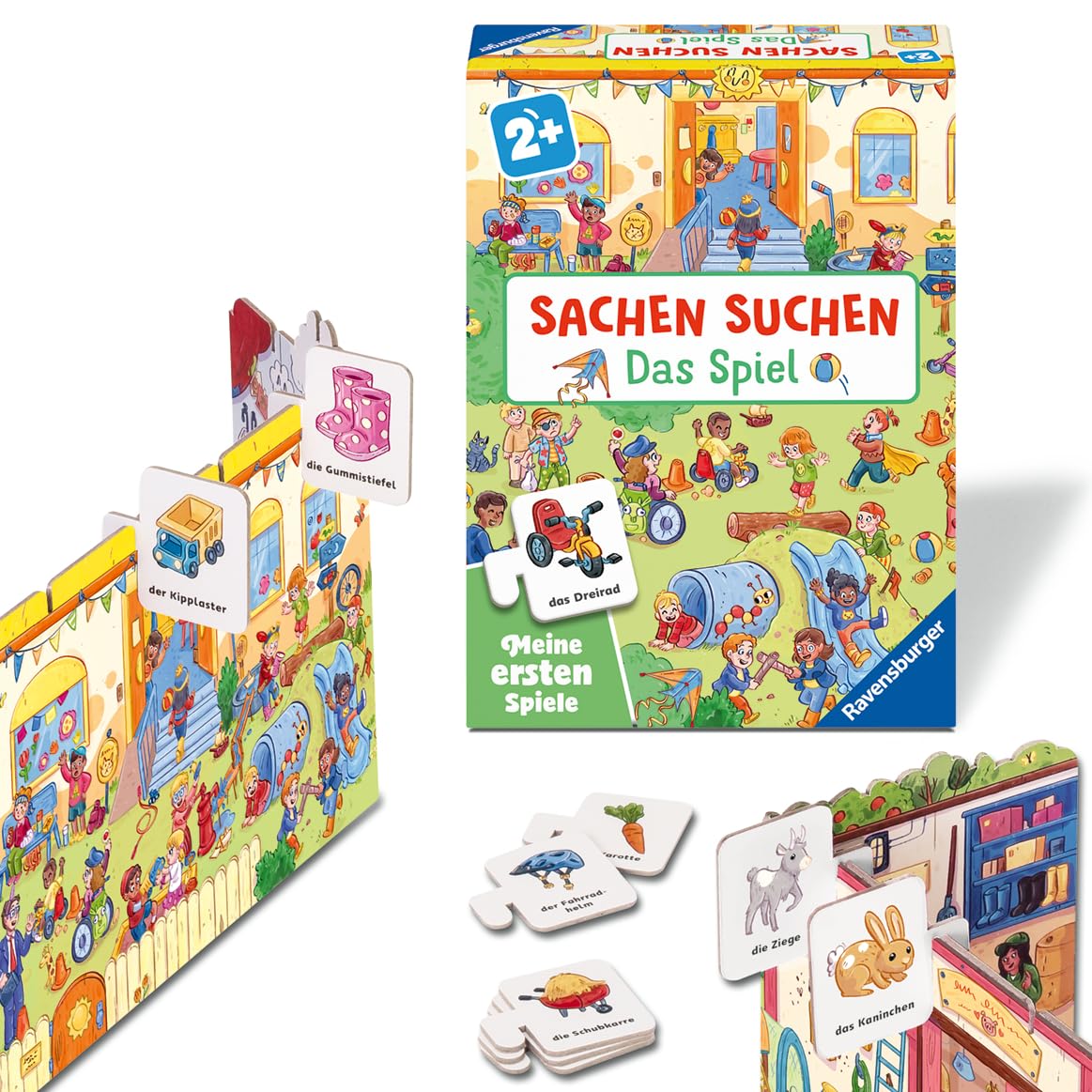 Ravensburger 12010003 Sachen suchen: Das Spiel – Meine ersten Spiele: Kinderspiele, Spiele ab 2 Jahre, für 1-4 Spieler, Geschenk für Mädchen oder Junge