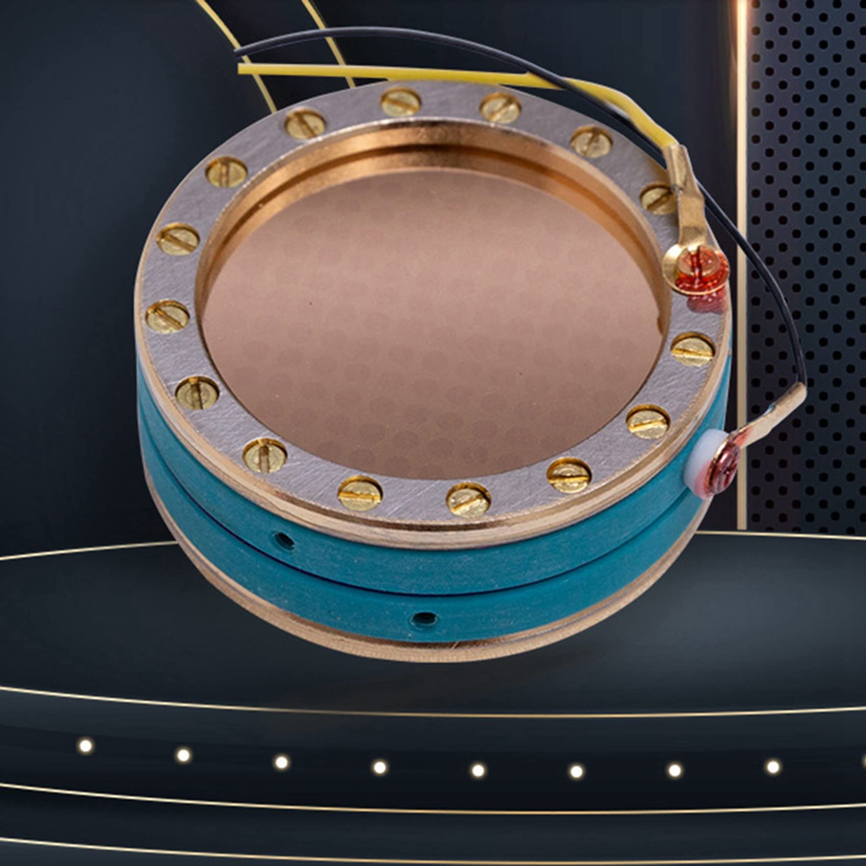 2 pezzi da 34 mm a membrana grande microfono cartuccia core registrazione condensatore microfono capsula per registrazione studio condensatore microfono microfono