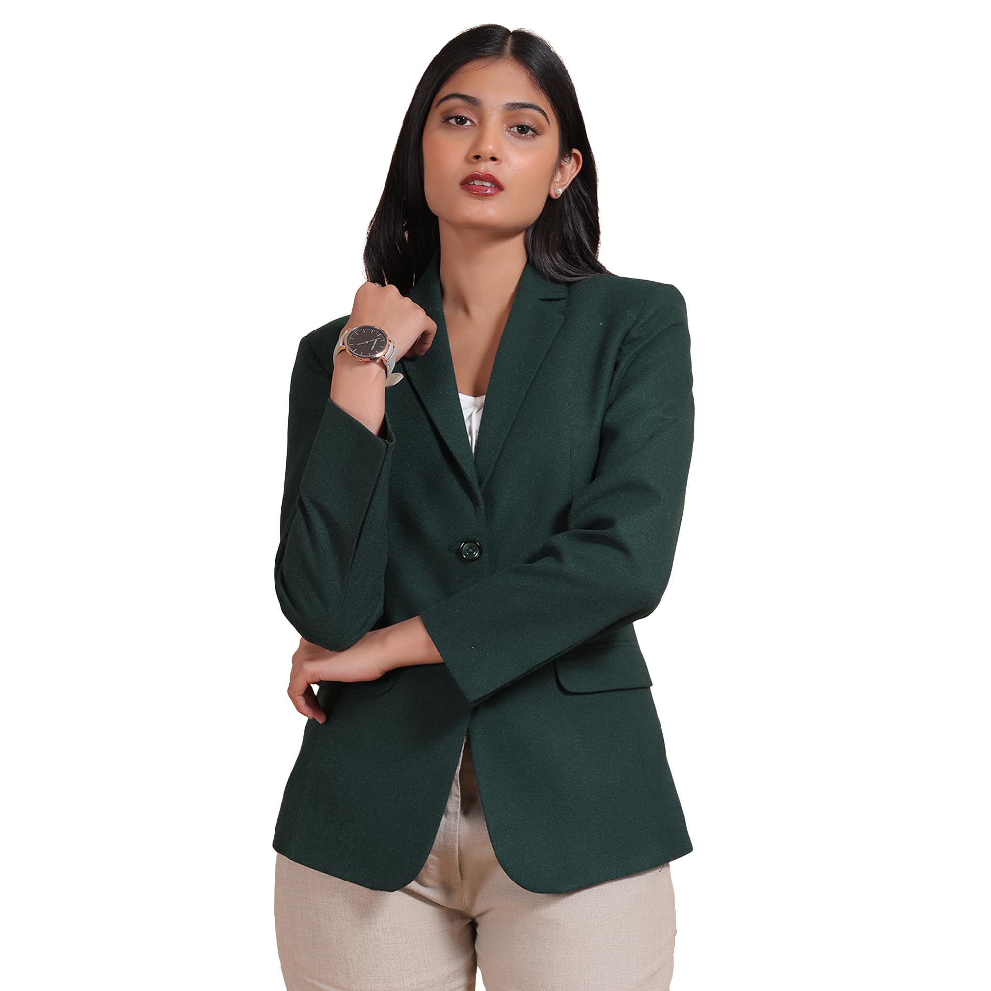 talethread Women's Tweed Wool Blazer-picture-17
