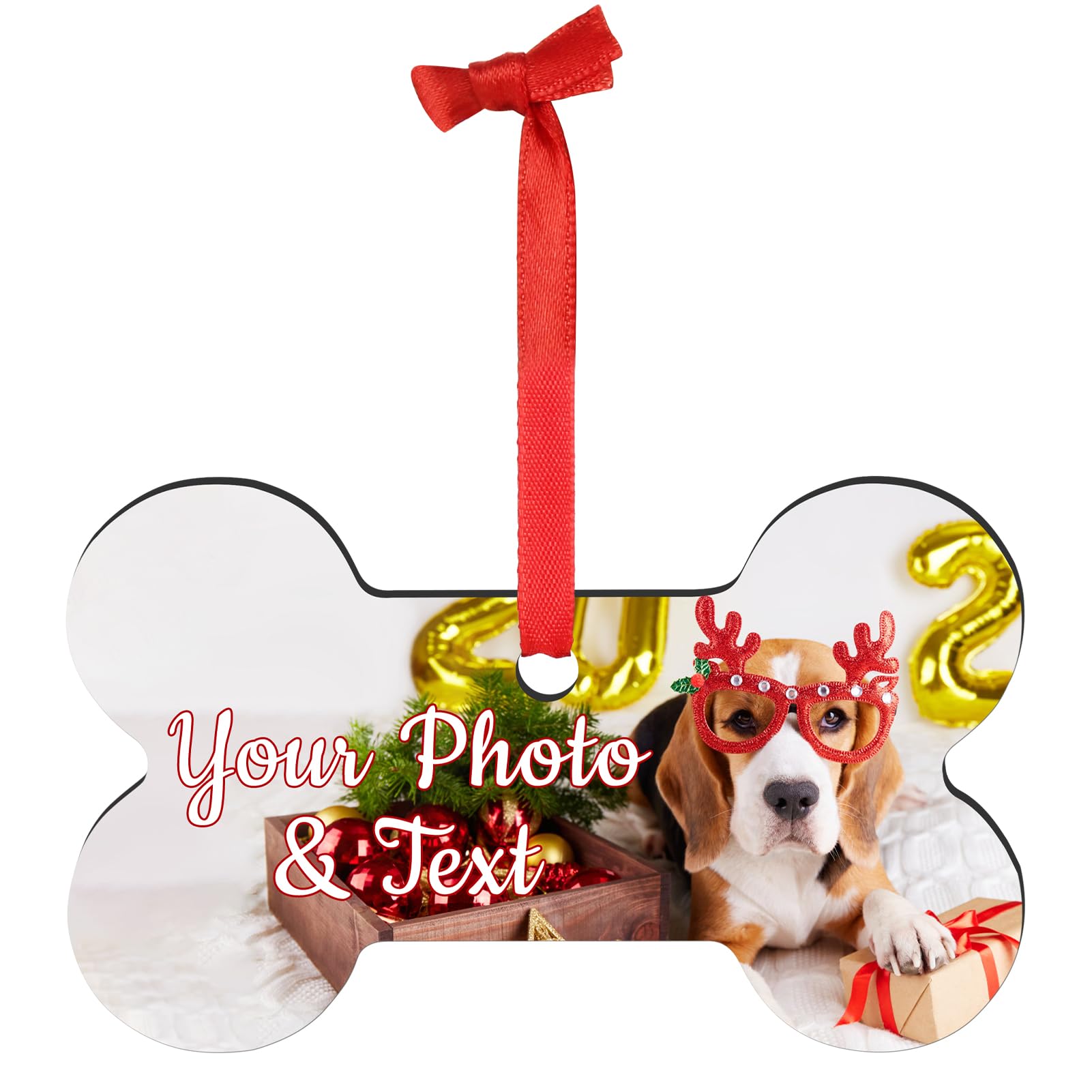 Personalized Christmas Ornaments, Custom Photo Ornaments for Christmas Tree