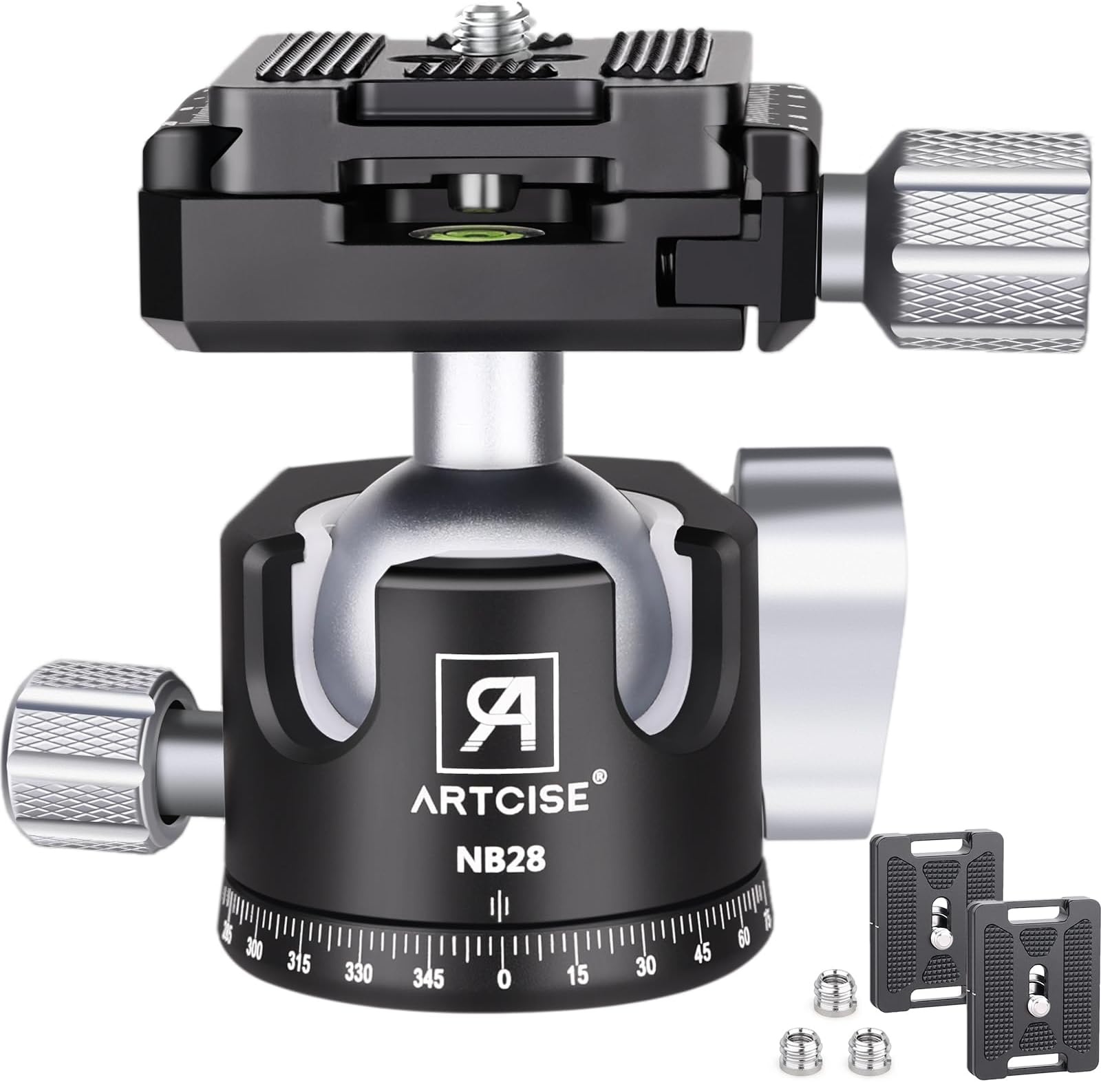 NEEWER 28mm Low Profile Tripod Ball Joint 360° Pan