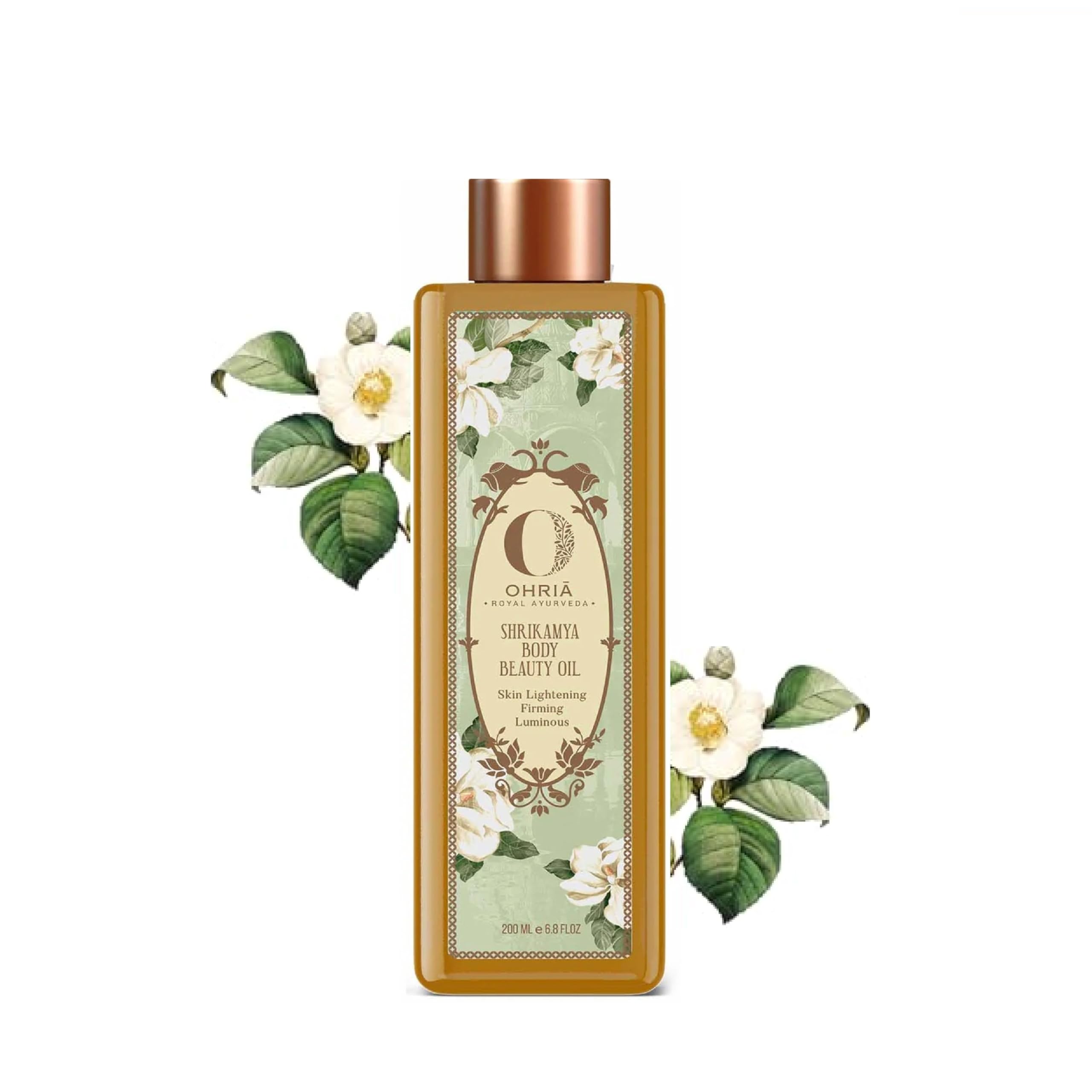 Ayurveda Shrikamya Body Beauty Oil | Body Brightening & Anti-pigmentation Oil| Supports Hydration, Firmness| For All Skin Type, 200ml-image-30
