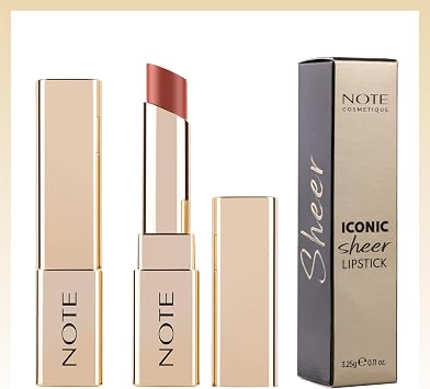 Note Cosmetics Iconic Sheer Lipstick 206 Independent Nemlendirici Parlak Ruj, Nude