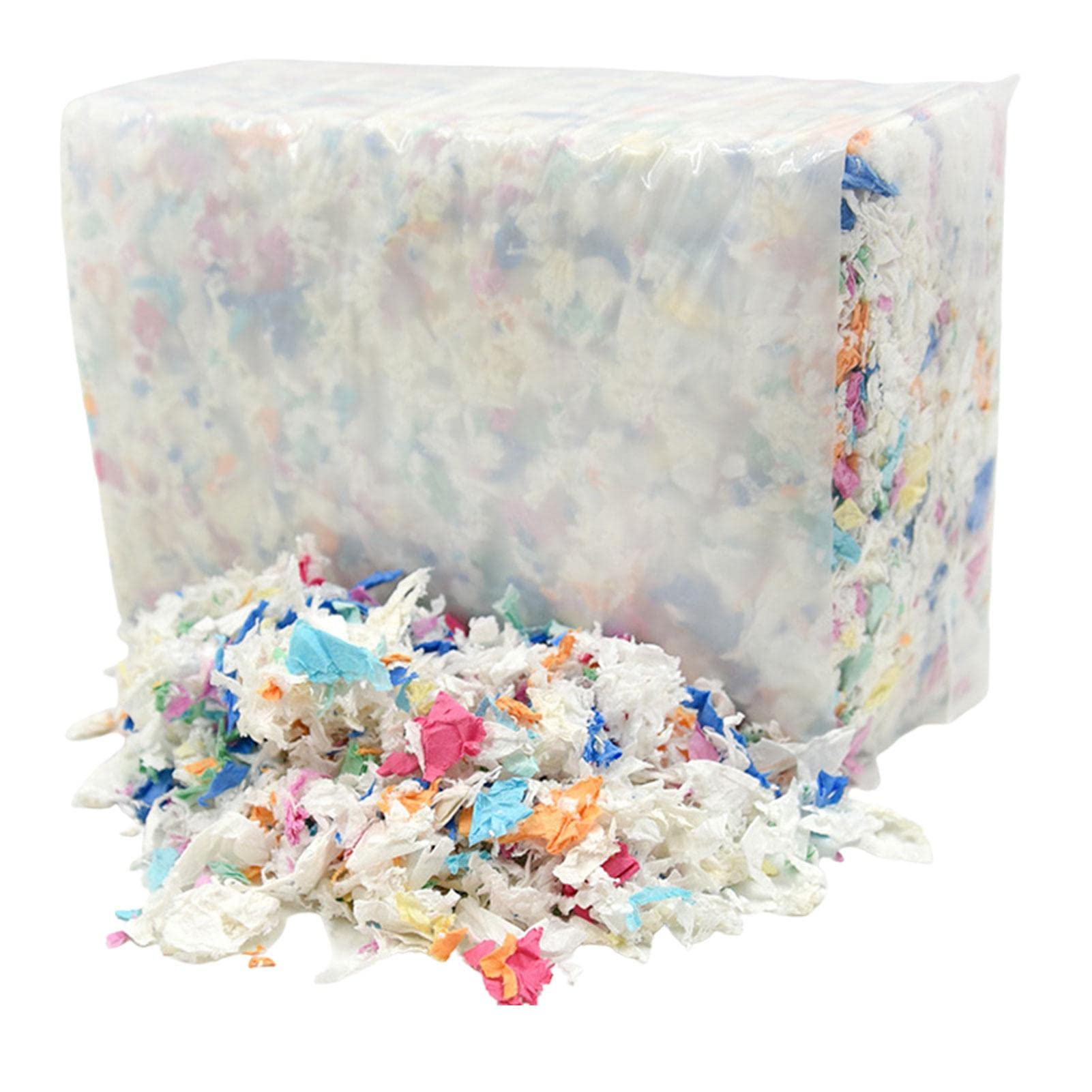 woyufen Small Pet Select Paper Bedding, Dust- Small Animal Bedding, Colorful Paper for Small Animals, for Hamsters, Rabbits, Guinea Pigs