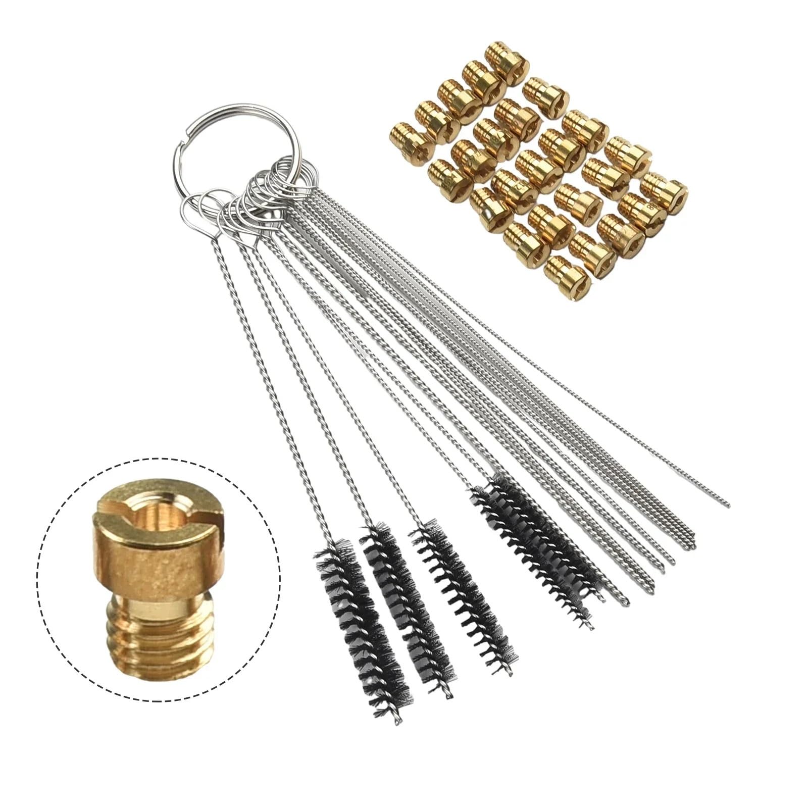 Reparatursatz Vergaseranlagen Reinigungsbürste Vergaser Haupt 5 x 0,75 mm 65 68 70 72 75 78 80 82 85 88 88 90 92 95 98 100 102 105