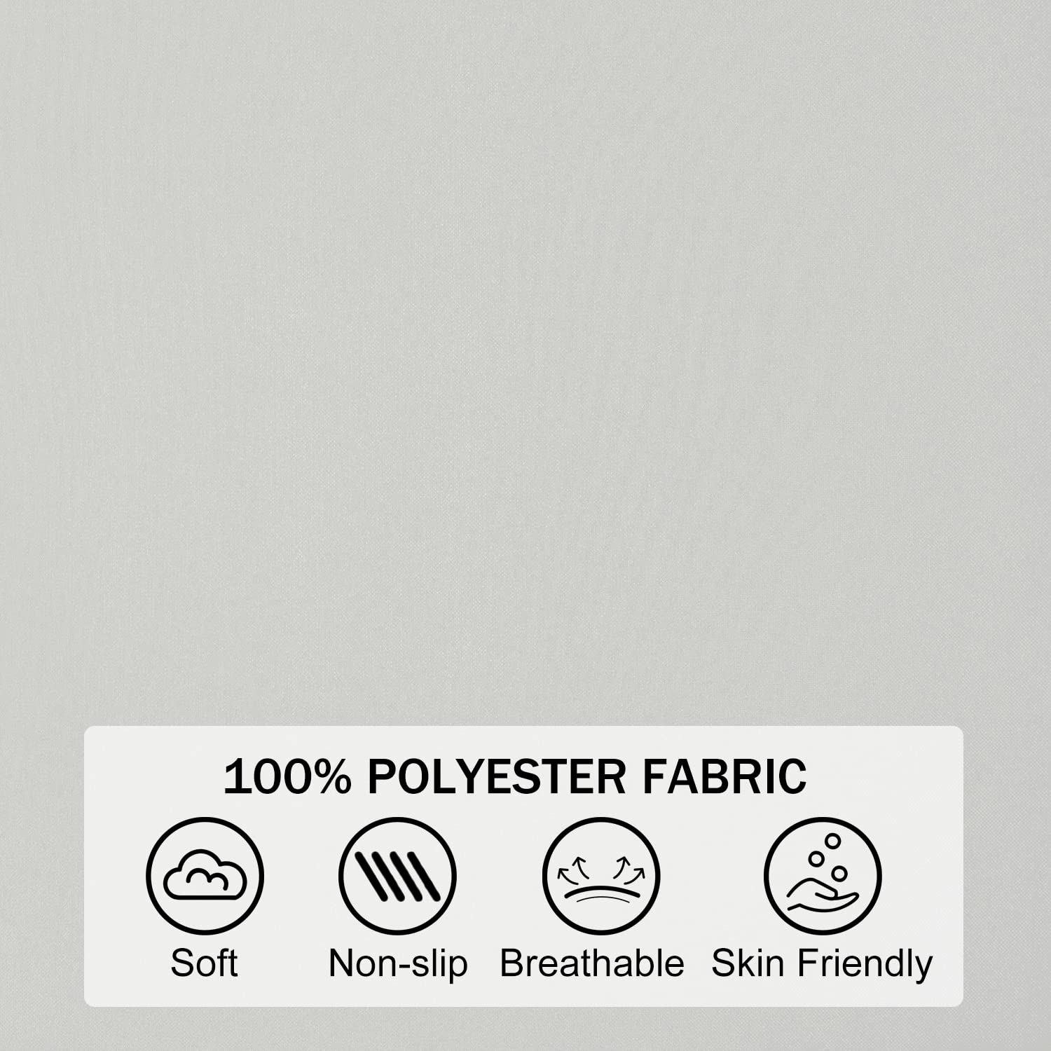 downluxe Outdoor Chair Cushions, Waterproof Round Corner Memory Foam Seat Cushions with Ties for Garden Patio Funiture, 17" x 16" x 2", Light Grey, 4 Pack