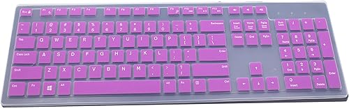 Vista 32 de Funda de teclado compatible con teclado con cable Dell KB216 KB216p, teclado inalámbrico Dell KM636, Dell Optiplex 5250 5460 7450 7050, Dell