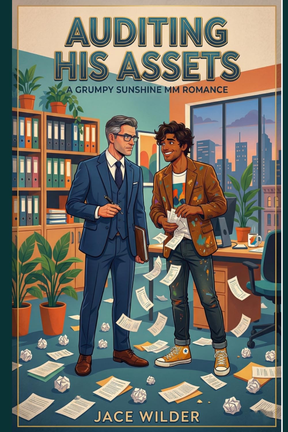 Auditing His Assets: A Grumpy/Sunshine MM Romance