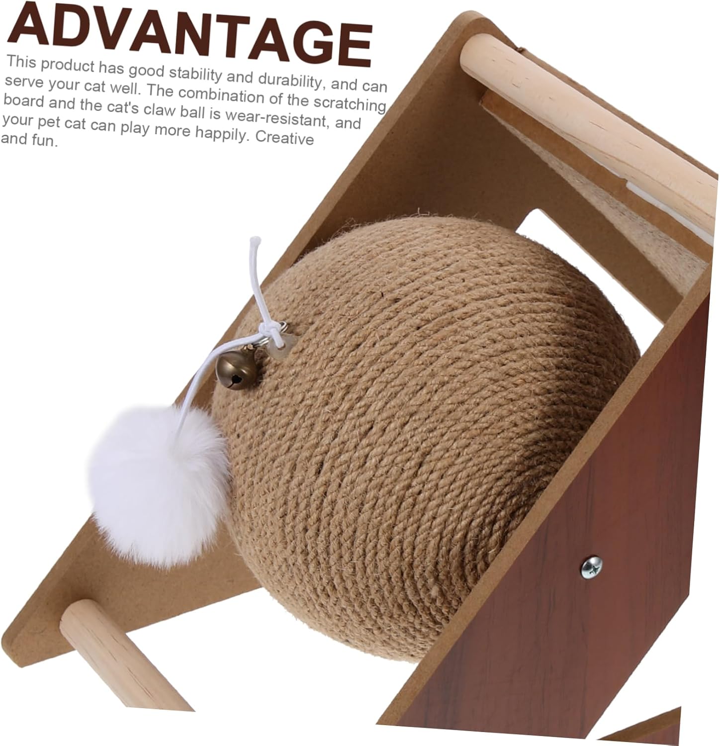 Wear Resistant Cat Scratching Board Creative Multifunctional Kitten Scratcher Toy for Indoor Use and Lightweight Design for Home and Cat Playtime