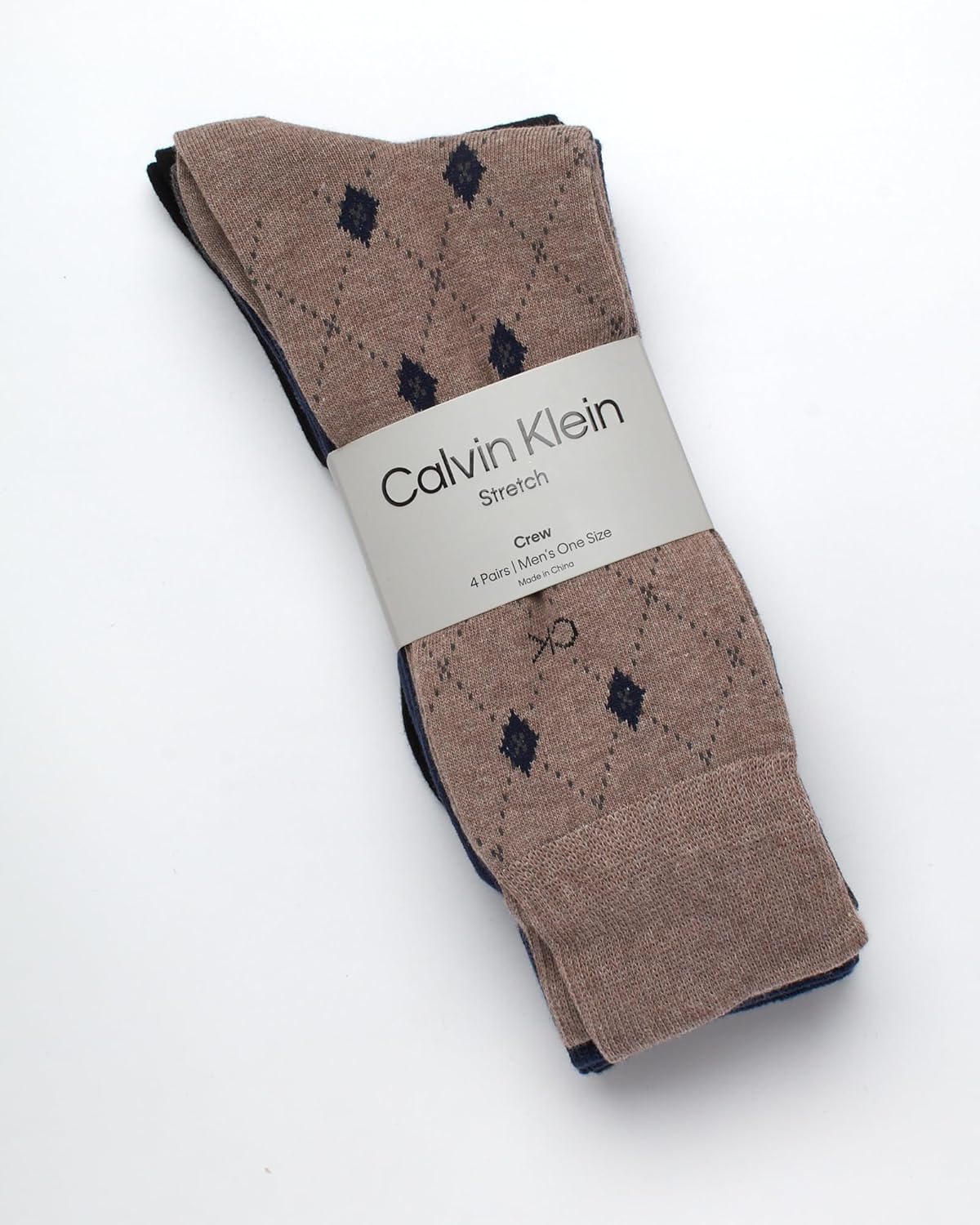 Calvin Klein Mens Crew Socks - 4 Pack Soft Cotton Blend Cushioned Crew Dress Socks for Men, for Formal, Casual and Work Wear - Image 2