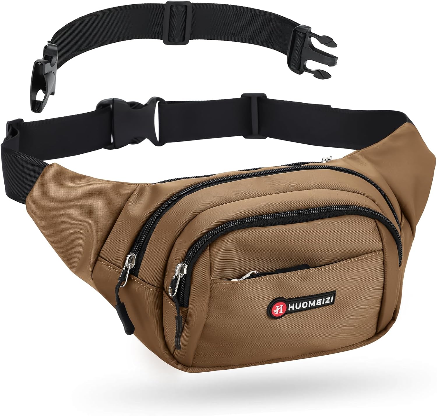 Fanny Pack Men Women Plus Size with Extender Strap 70",Extra Large Crossbody Waist Bag with Adjustable Belt, Fashion Hip Bum Bag for Outdoors Workout Traveling Casual Hiking Walking Cycling