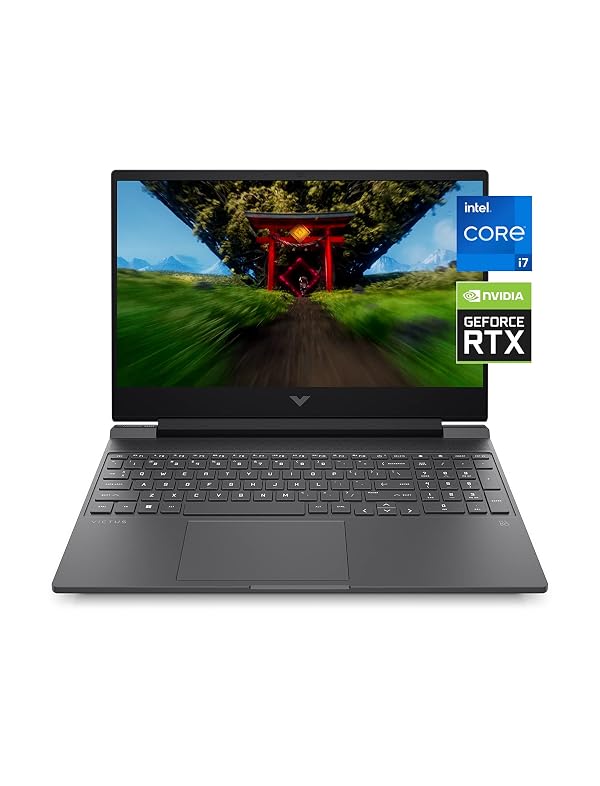 HP Victus 15 Gaming Laptop, NVIDIA GeForce RTX 3050 Ti, 12th Gen Intel Core i7, 8 GB RAM, 512 GB SSD, Full HD IPS Display, Windows 11 Home, Backlit Keyboard, Enhanced Thermals (15-fa0020nr, 2022) by HP - Used condition - US$949.99
