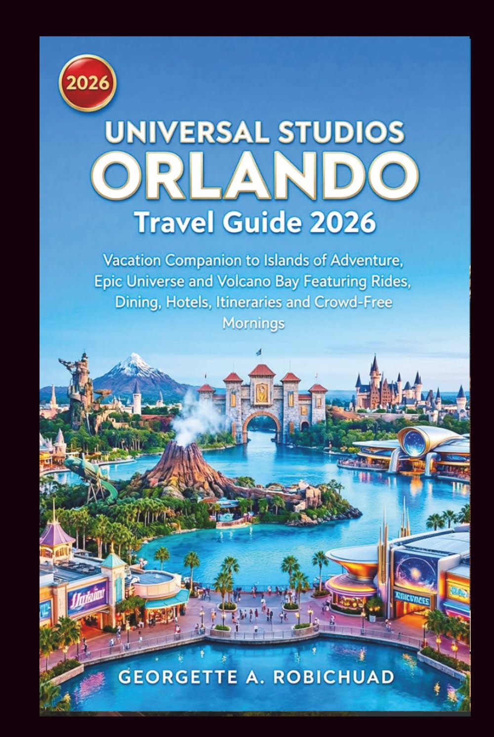 UNIVERSAL STUDIOS ORLANDO Travel Guide 2026: Vacation Companion to Islands of Adventure, Epic Universe and Volcano Bay Featuring Rides, Dining, Hotels, Itineraries and Crowd-Free Mornings