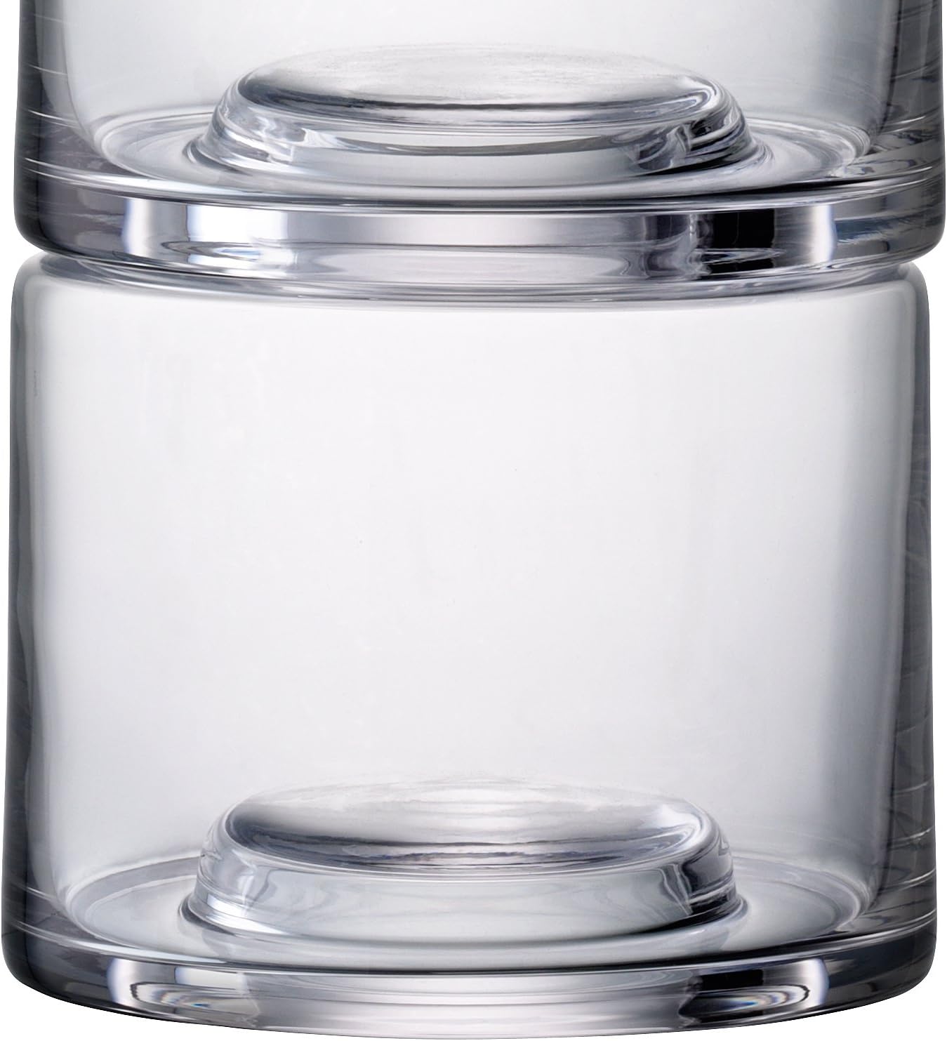 LSA International Stack Vase Trio, H11.75", Clear X 3