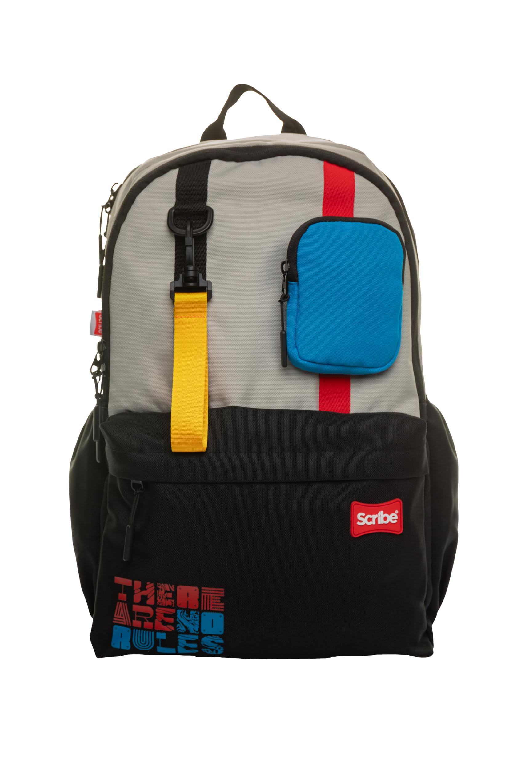 Scribe®, Mochila InBlack®, Escolar, Urbana y Juvenil, Ligera y Resistente, 17 litros, Modelo No rules