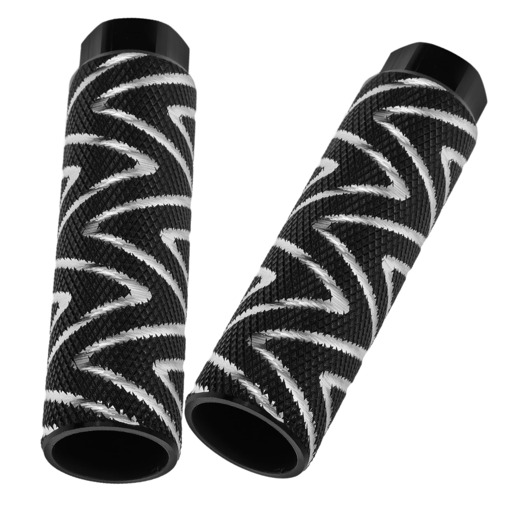 GAROZATION Cylinder Folding Bike Pegs Replacement Bike Pedals Lightweight Aluminum Alloy Non-Slip Design