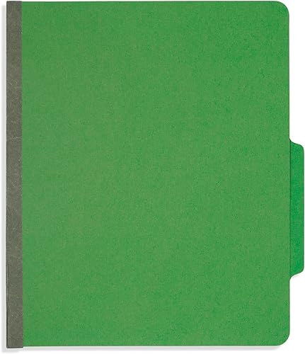 Miniatura 9 de Blue Summit Supplies Carpetas de clasificación, 1 divisor, tamaño carta, verde, con expansiones Tyvek de 2 pulgadas, diseño duradero de 2 puntas