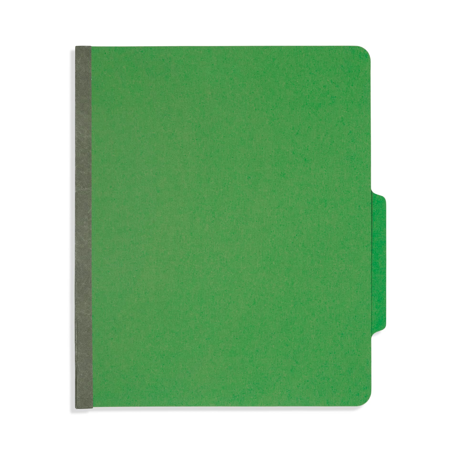 10 blaue Summit Supplies Klassifizierungsmappen, 1 Trennwand, Briefgröße, grün, langlebiges 2-Zinken-Design für die Organisation von medizinischen Akten und Büroberichten, 10 Stück