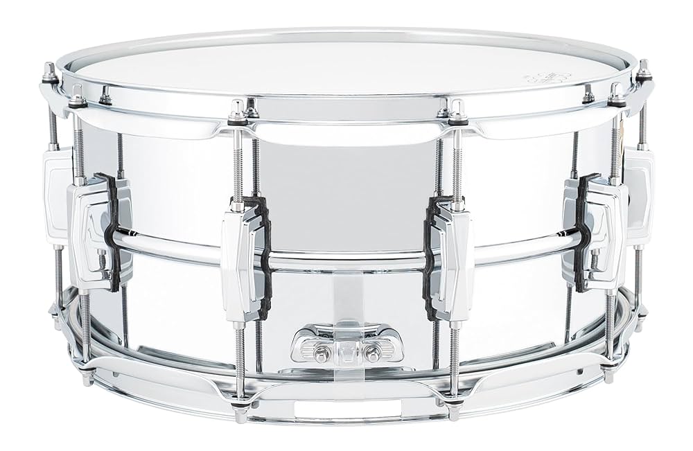 Ludwig LM402 Smooth Chrome Plated Aluminum 6.5 X 14-Inch