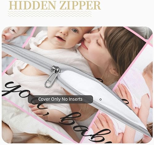 Miniatura 10 de Funda de almohada personalizada, funda de almohada personalizada con impresión de doble cara con imágenes, fotos, texto, almohadas decorativas