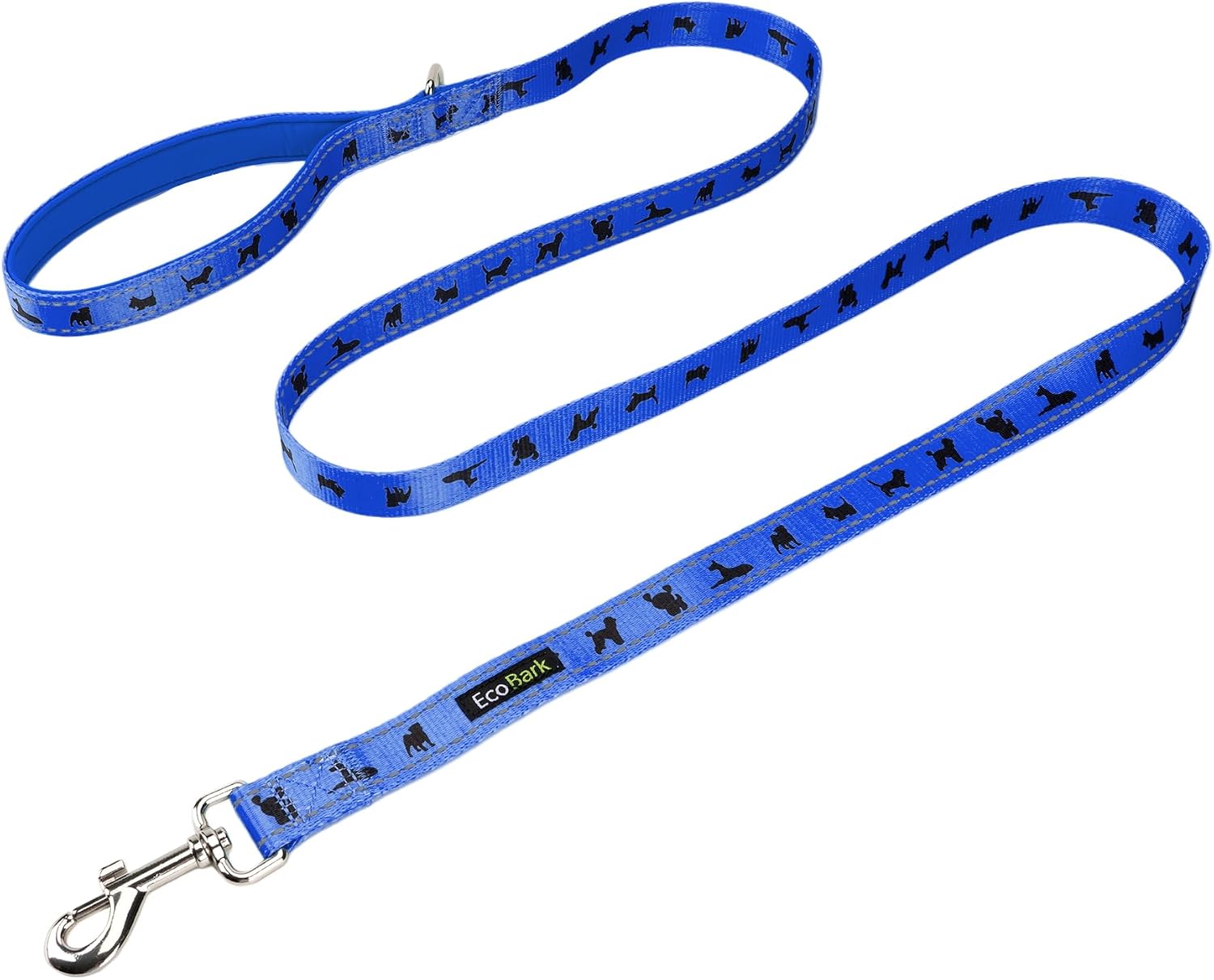 EcoBark Teacup Dog Leash, Soft & Reflective Toy Breed Leashes, Royal Blue image 5