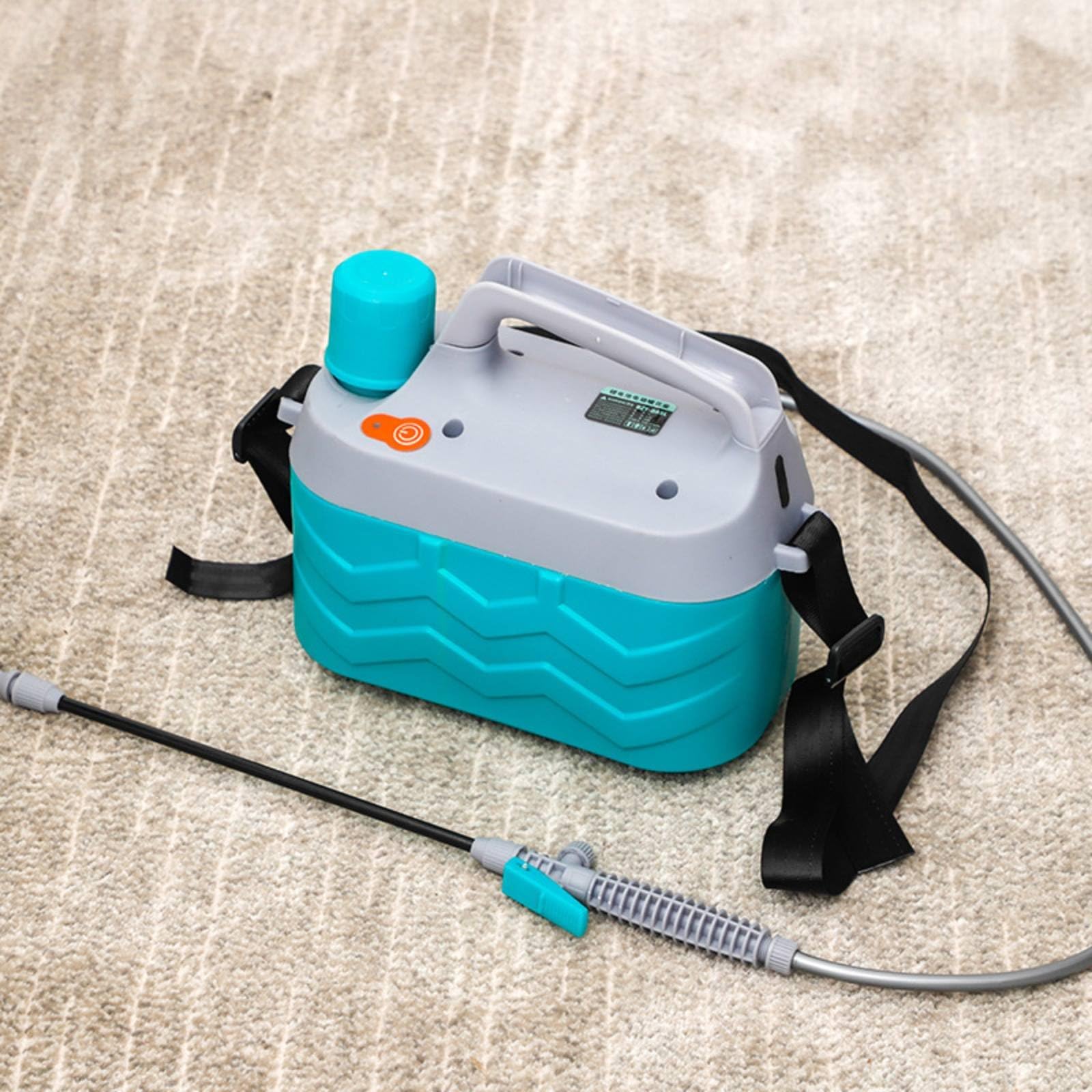 Spruzzatore Elettrico per Giardinaggio Spruzzino Nebulizzatore Pompa a Pressione Serbatoio 5 L in Plastica Facile da Trasportare per Serre Pulizia Giardino Manutenzione Piante