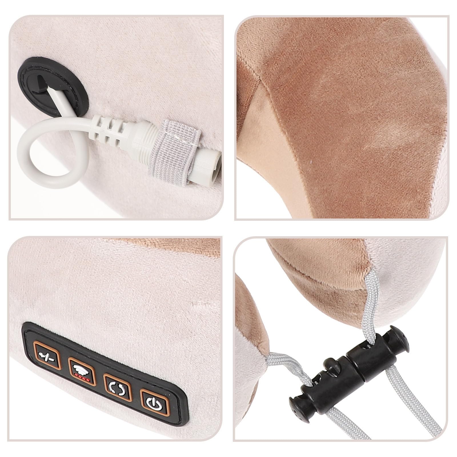 Nacken und Schultermassagegerät mit Wärme, Vibration und Kneten