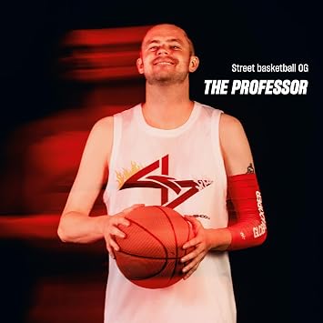 ANTA f.55 Outdoor Street Basketball with Dust-Resistant PU Leather, Tournament-Level Construction, Size 5/6/7