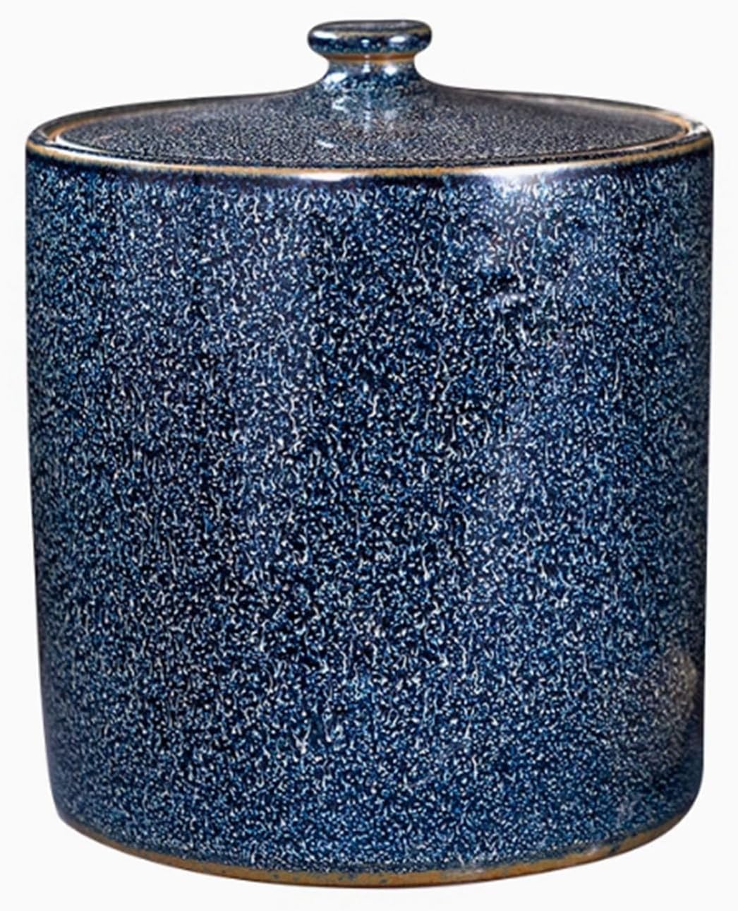 MESCXTY Ceramic Rice Jar Large Food Storage Container Suitable for Rice, Flour, Grain, Pet Dispenser(A/15kg)