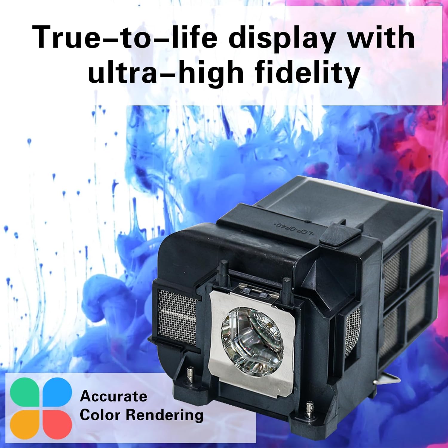 V13H010L77 Replacement Projector Lamp Bulb for Epson ELPLP77 PowerLite 1985WU 4855WU 1975W 1980WU 4650 4750W G5910, PowerLite Home Cinema 1440, EB-4955WU EB-4950WU 4850WU 4855WU with Housing