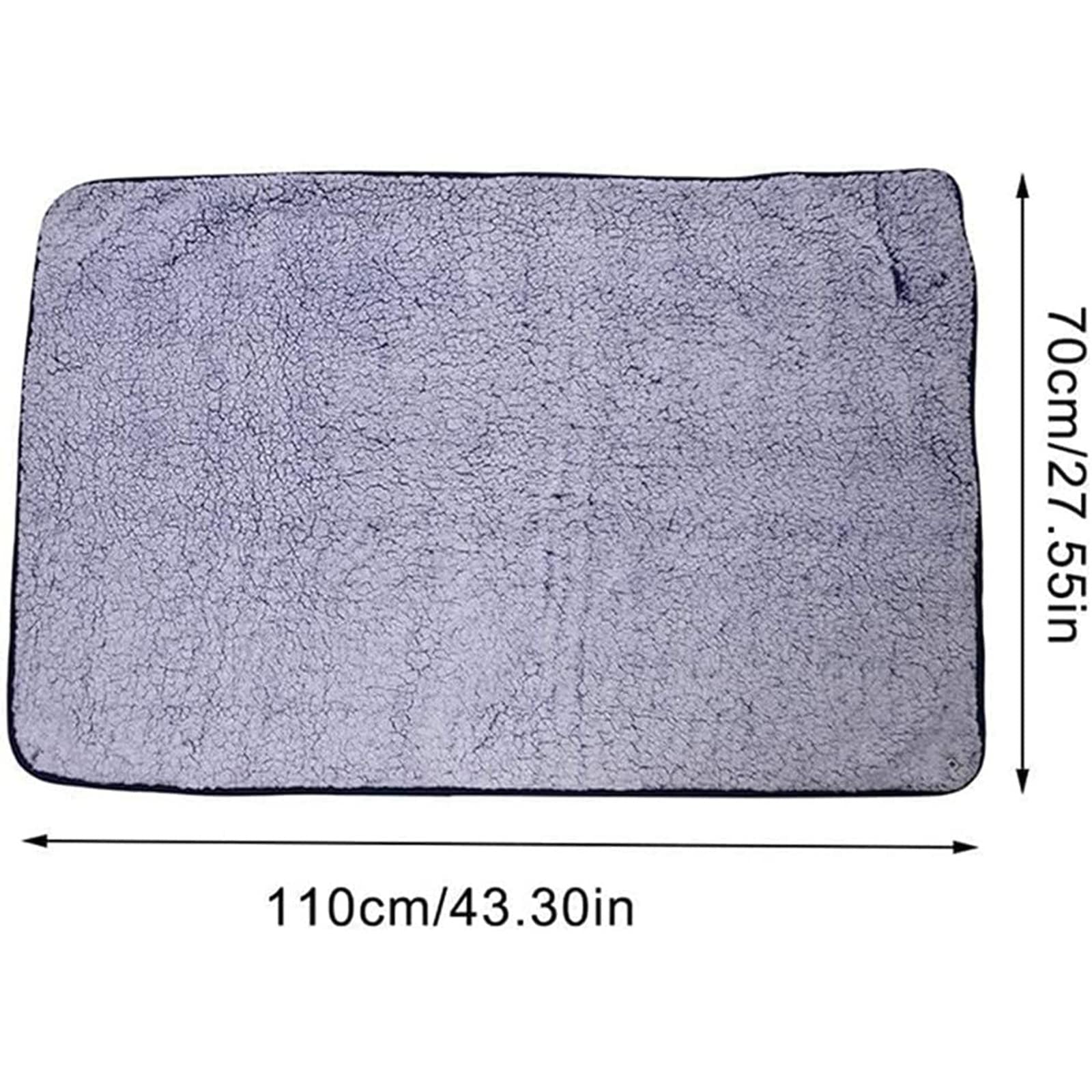 Manta eléctrica | Cama calefactora, manta eléctrica de 5 a 12 V, manta eléctrica cómoda, para el hogar, coche, oficina, principalmente uso de calefacción, anticongelante, CC