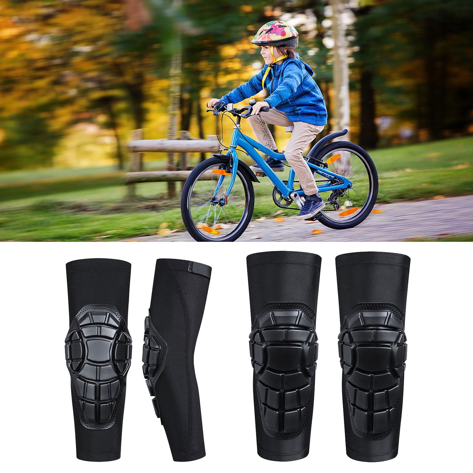 mioosho Kids Protective Gear Set with Knee Elbow Pads for 3-13 Years Old Kids Boys Girls Scooter Roller Skate Bike Knee Elbow Guard