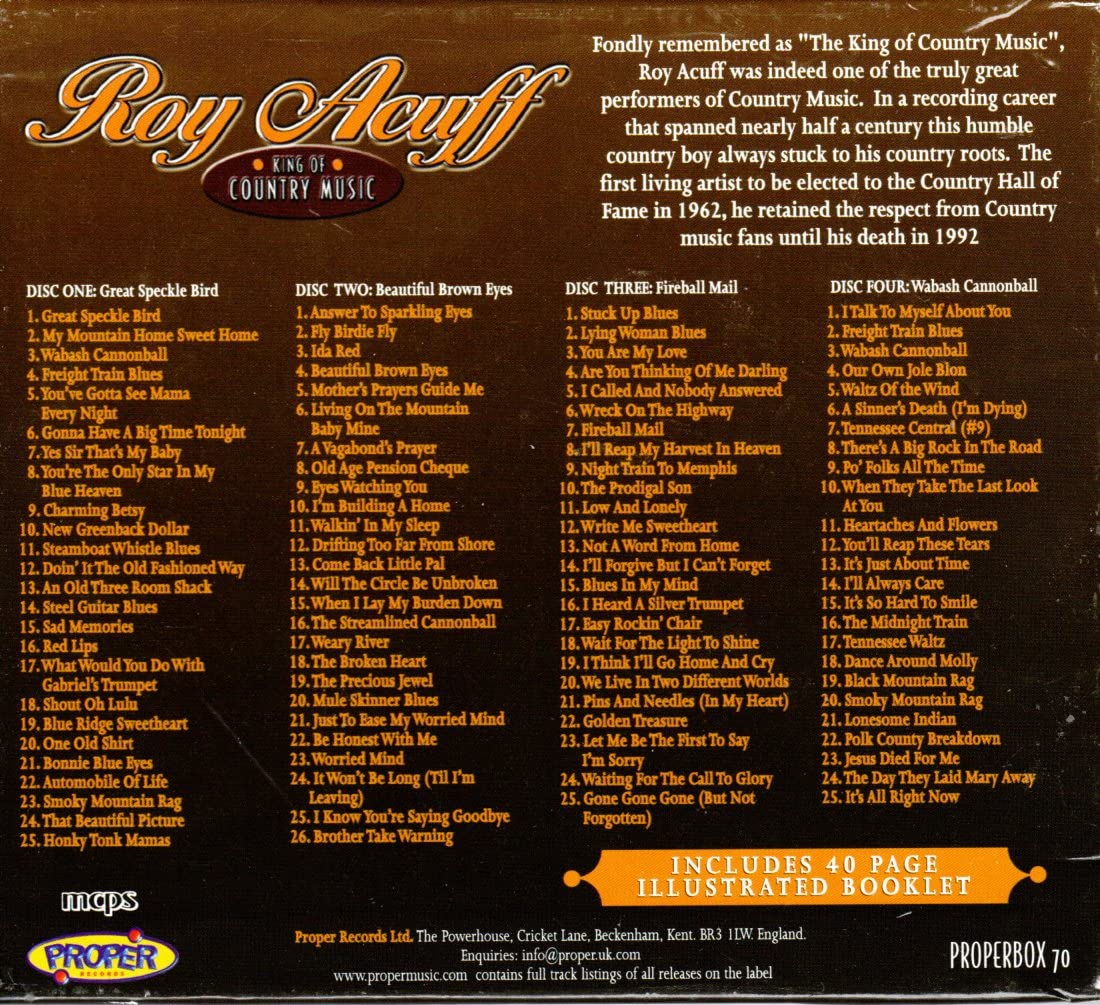 Roy Acuff-King Of Country Music