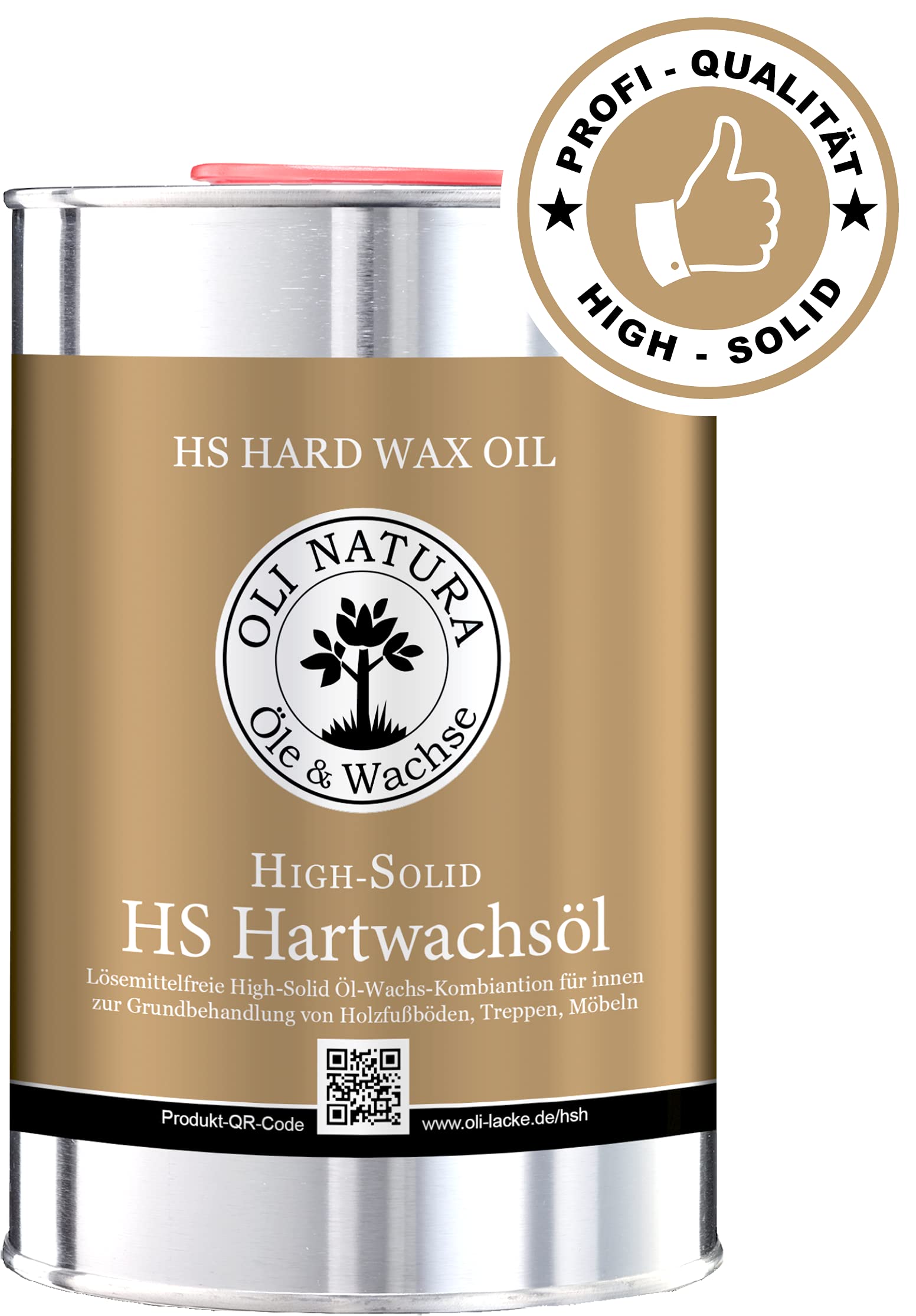 OLI NATURA HS Hartwachsöl - Holzöl für beanspruchte Oberflächen - 1L