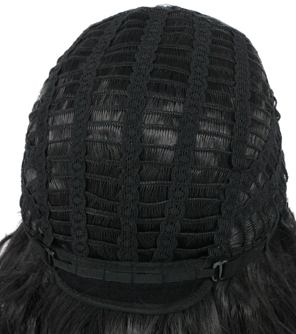 karlery Mens Black Short Curly Fluffy Wig Halloween Cosplay Wig | Costume Party Wig