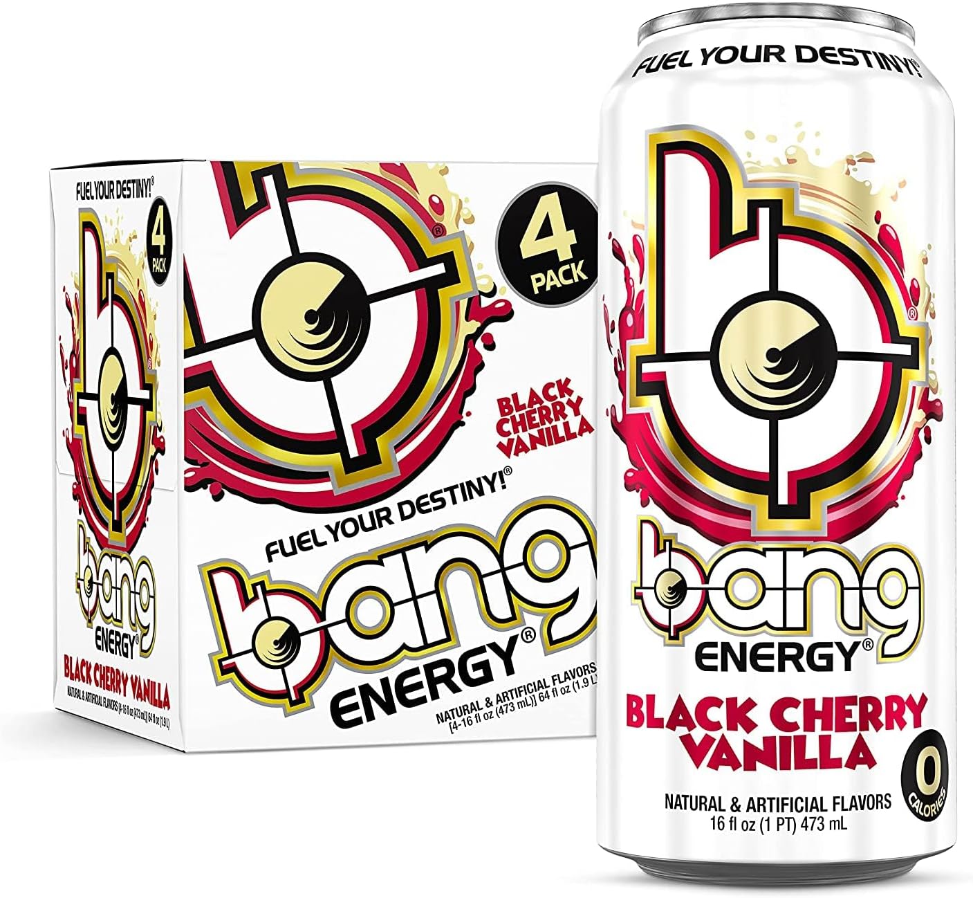 VPX Bang - Black Cherry Vanilla - 16fl.oz. (Pack of 4)
