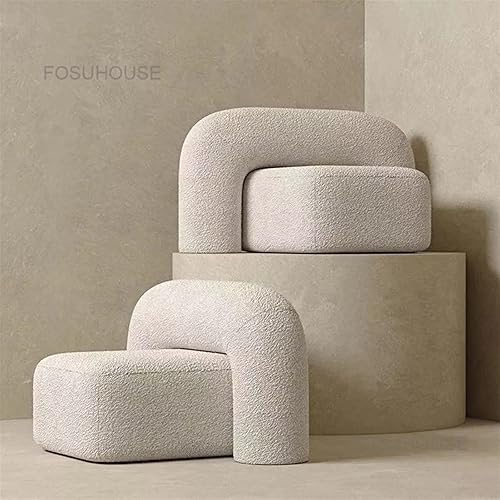Miniatura 2 de Wonzone Sf Puf Sillones de lujo para dormitorio, dormitorio, sofás individuales, villa, sala de estar, escritorio sencillo, hotel, vestíbulo,