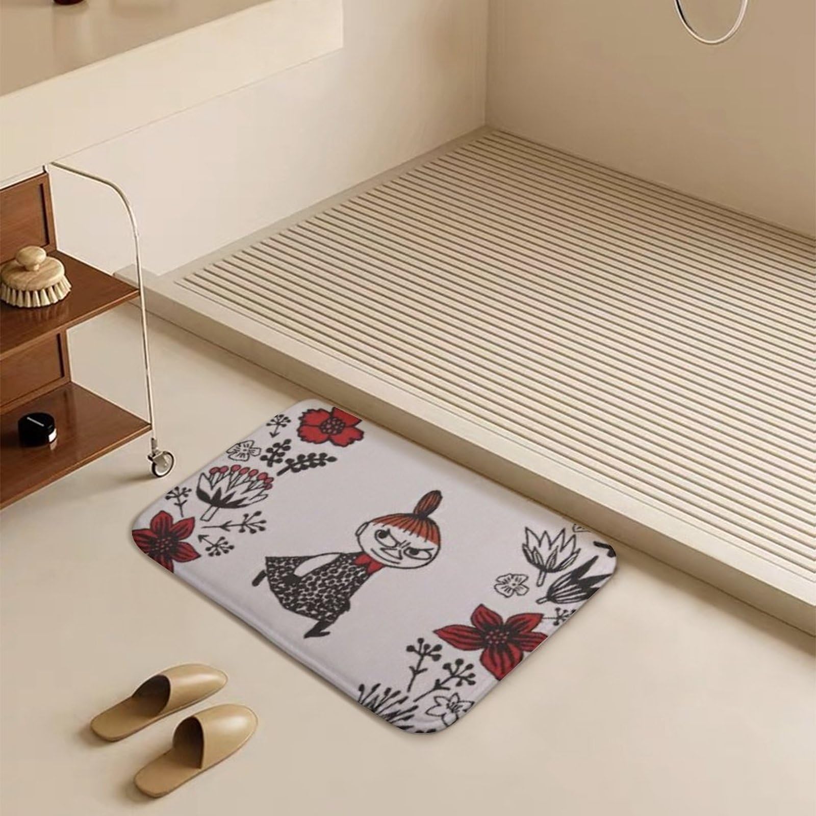 Amazon | ムーミン ミイ 玄関マット かわいい キッチンマット おしゃれ