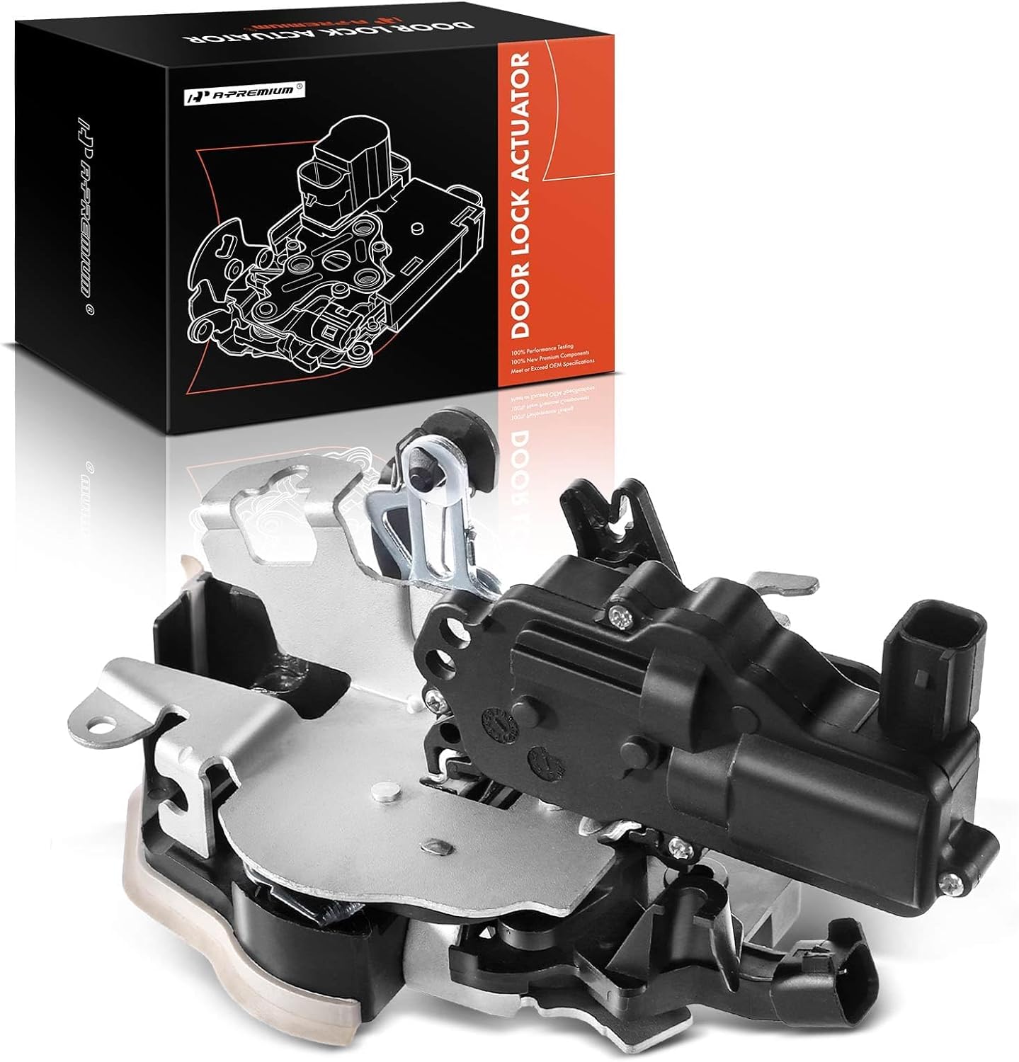 A-Premium Rear Right Passenger Side Door Lock Actuator Compatible with Ford F-150 2018-2019 Crew Cab Pickup, with Power/Auto Locks