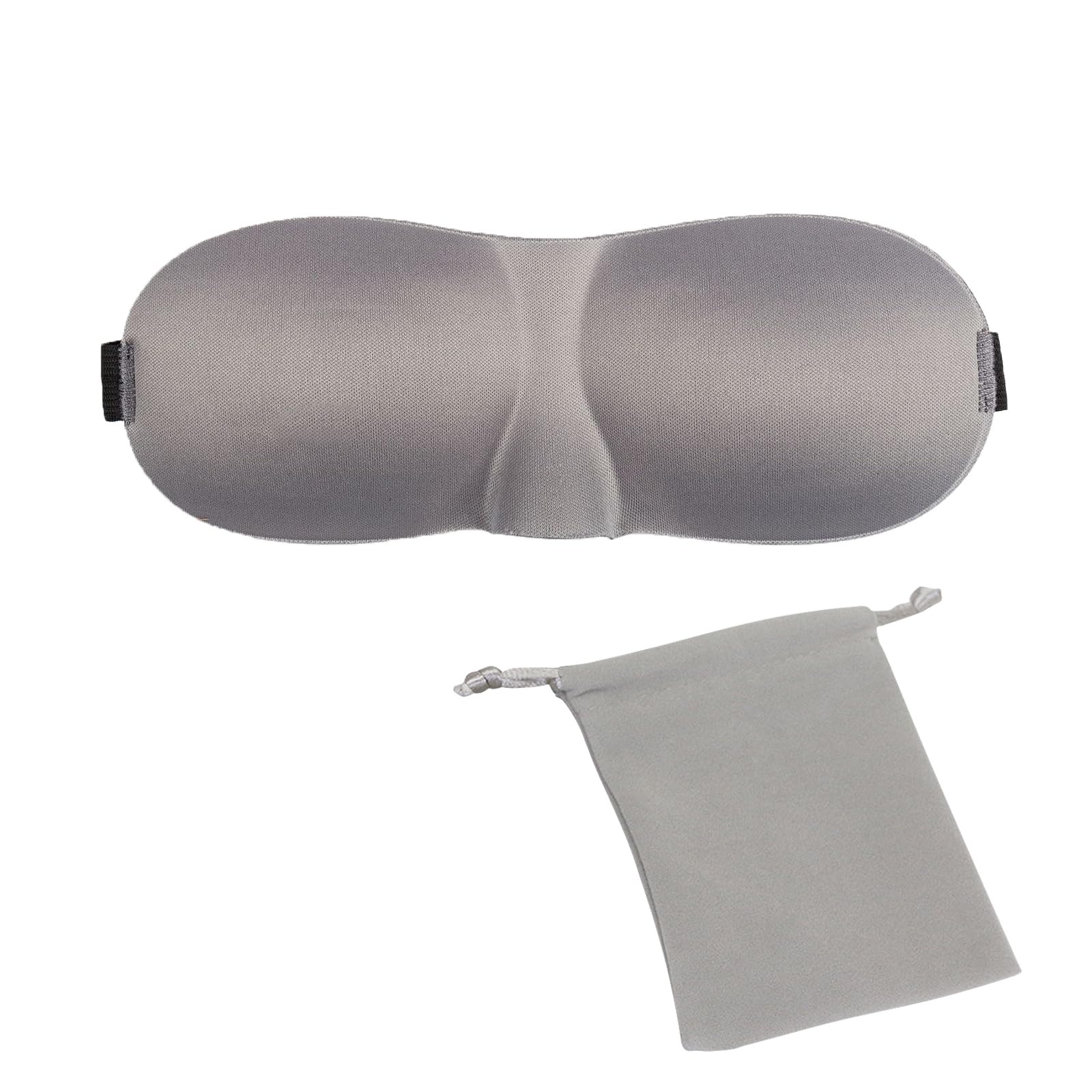 ZXCHOME Antifaz para Dormir, Sleep Mask, 100% Anti-Luz Tapa Ojos, Suave MáScara de Dormir para Mujer y Hombre, 3D Antifaz para Viajes, Verano（gris）