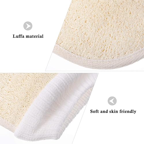 Miniatura 3 de Alipis Guantes exfoliantes de doble cara para limpieza de cuello, hombros y pies, guantes exfoliantes profundos, 2 unidades