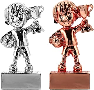 BESPORTBLE 2pcs Trophy Kid prizes Soccer Trophies for Kids prizes for Kids Sports Winning Prizes boy Figures Sports Party Favor Prizes Award Classroom Awards Cup Prize Cup for Winner Football