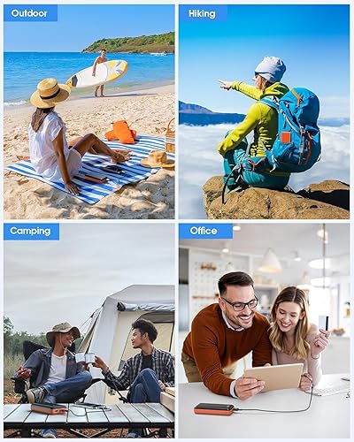 Miniatura 7 de Batería portátil USB C 22.5W del banco 50000mAh del poder del cargador de carga rápida