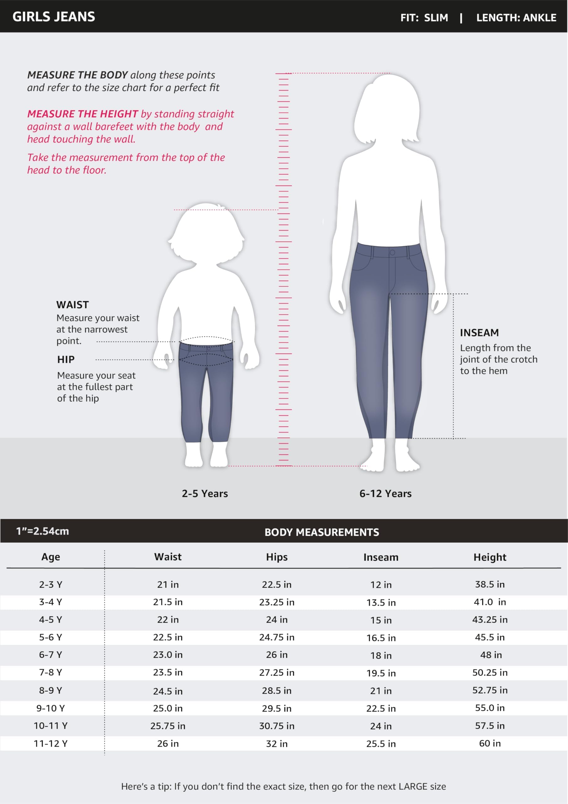 Amazon Brand - Symbol Girls Slim Fit Stretchable Jogger Jeans (Elasticated Waist Band,Mid Rise,Light Blue),11-12 Year - Image 5 thumbnail