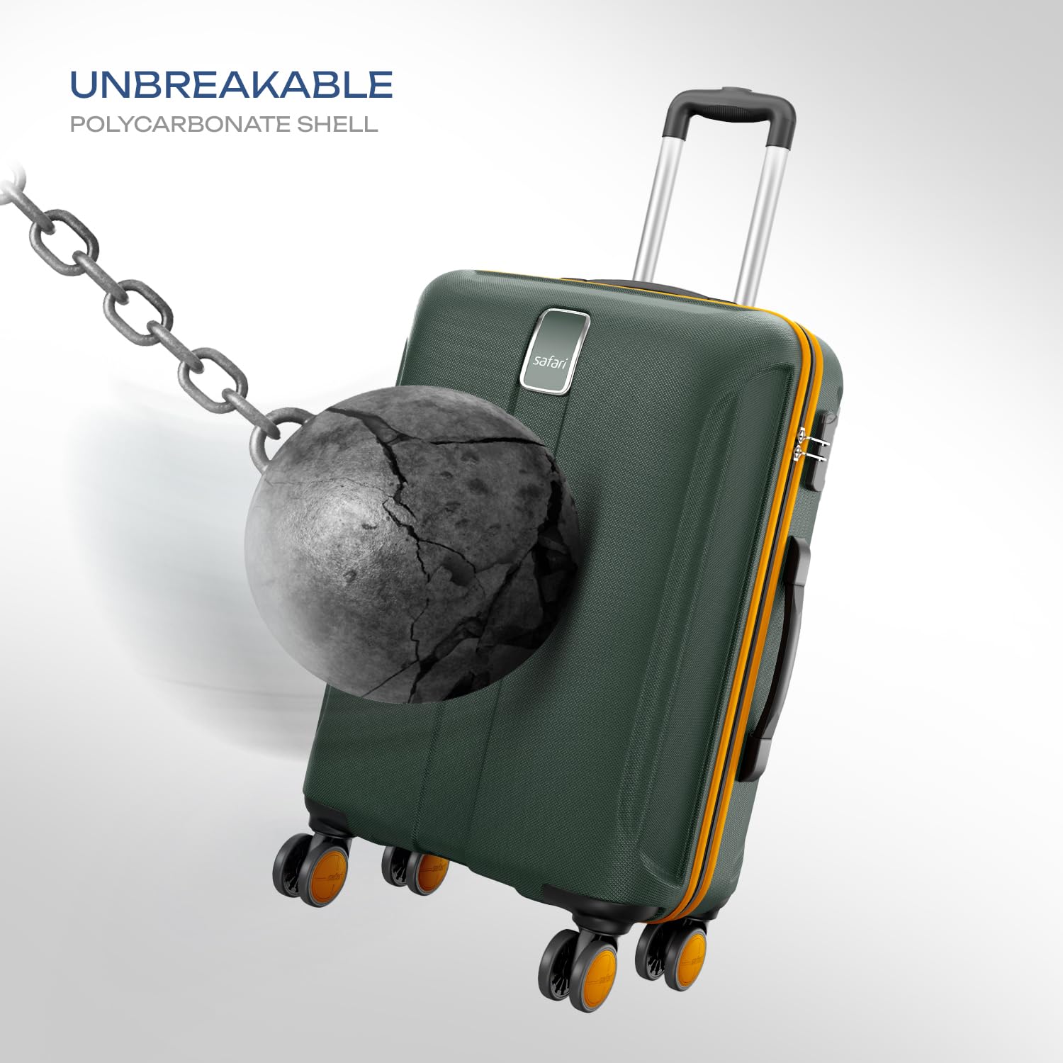 Safari Thorium Neo Spinner Suitcase - Durable Travel Luggage -2