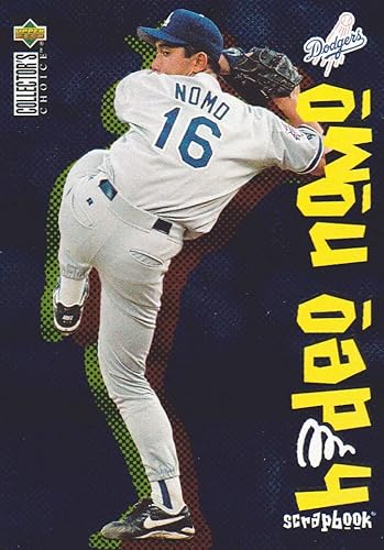 1996 Collector's Choice Baseball Nomo Scrapbook #3 Hideo Nomo Dodgers