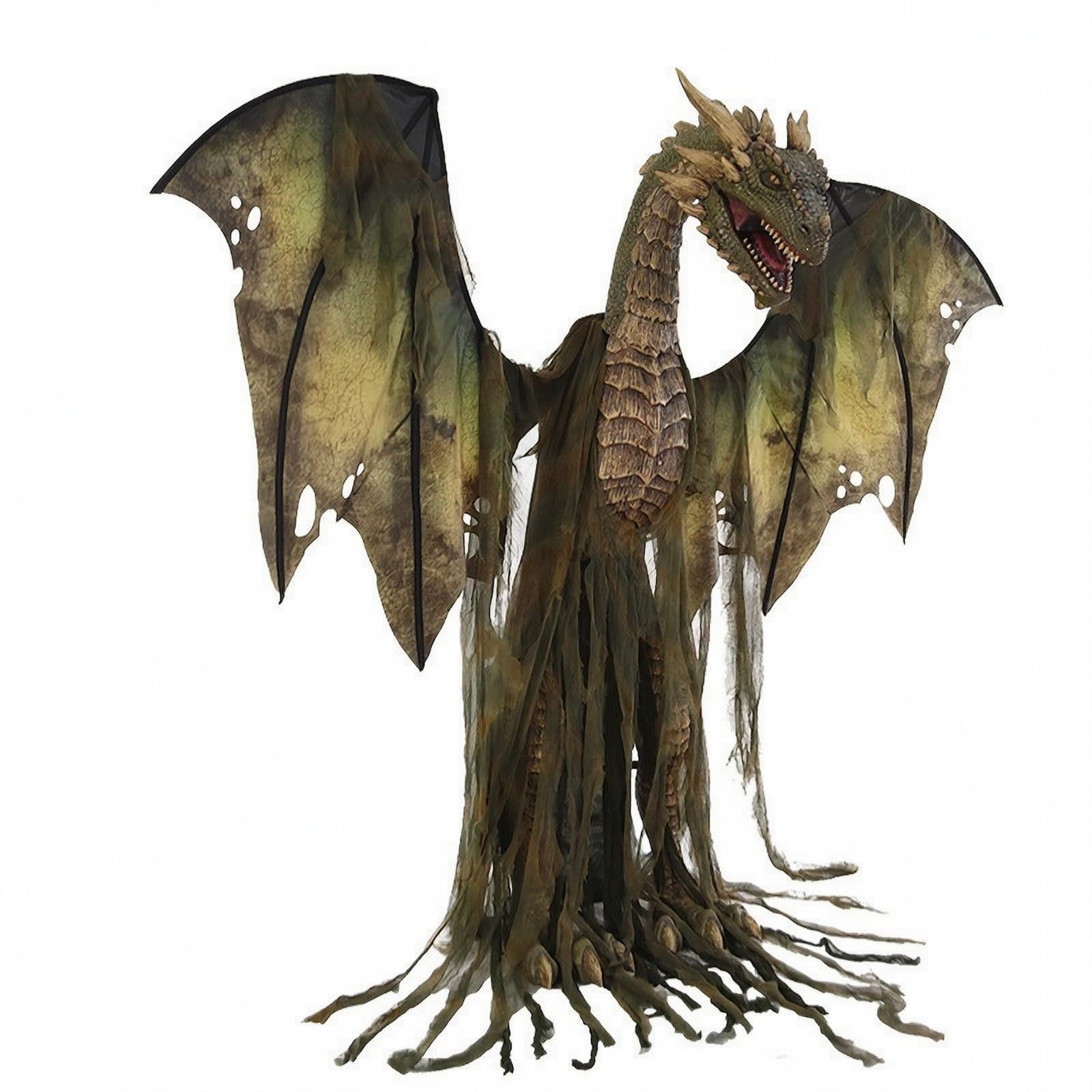 Mitologico Drago da Esterno | Corpo Testurizzato Stile Foresta, Drago Animatronico, per Allestimenti Esterni