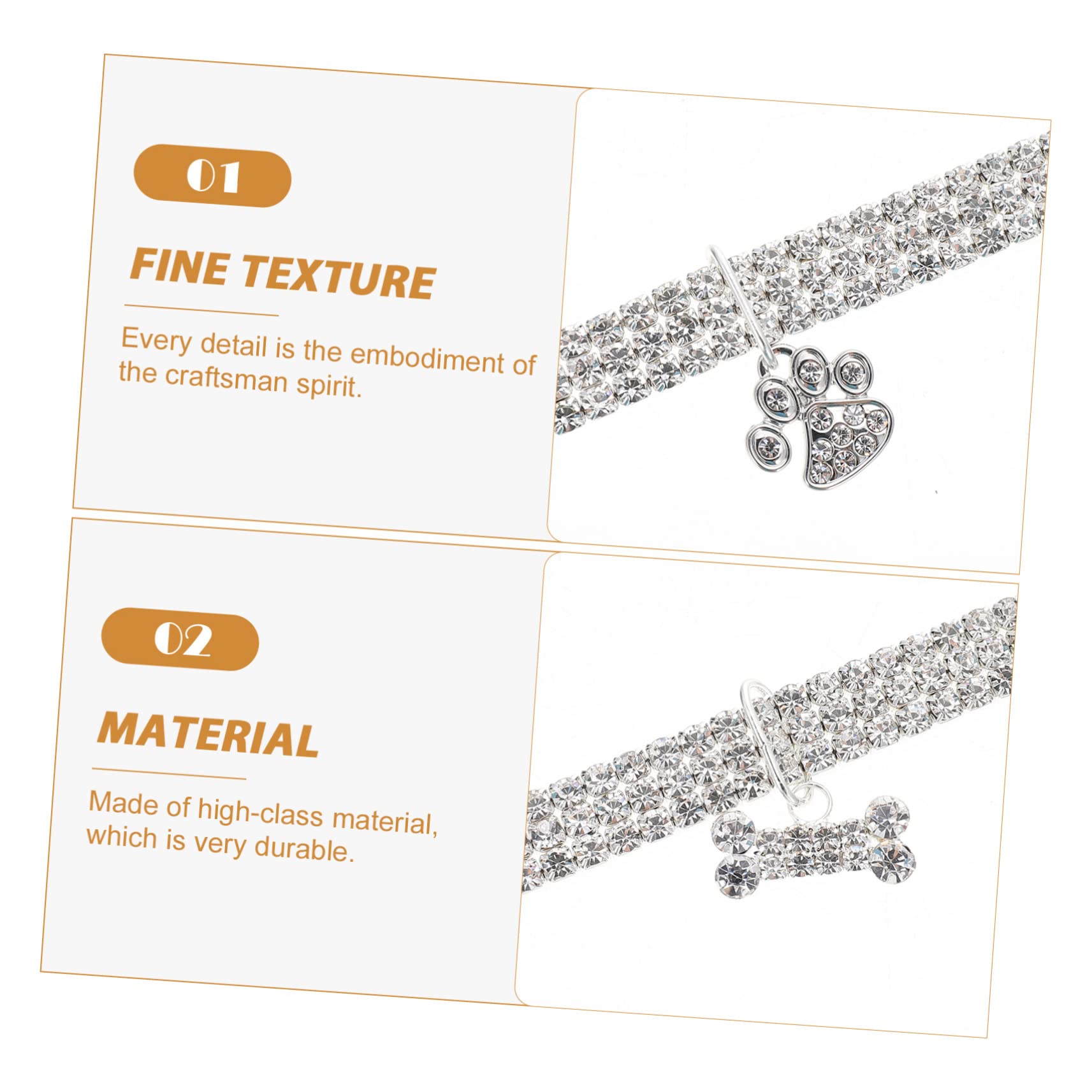 Didiseaon 9pezzi Collane Decorative Per Cani e Gatti Rhinestone Da Collari Regolabili e Resistenti Per Animali Domestici Accessori Eleganti e Confortevoli Per Fido e Micio