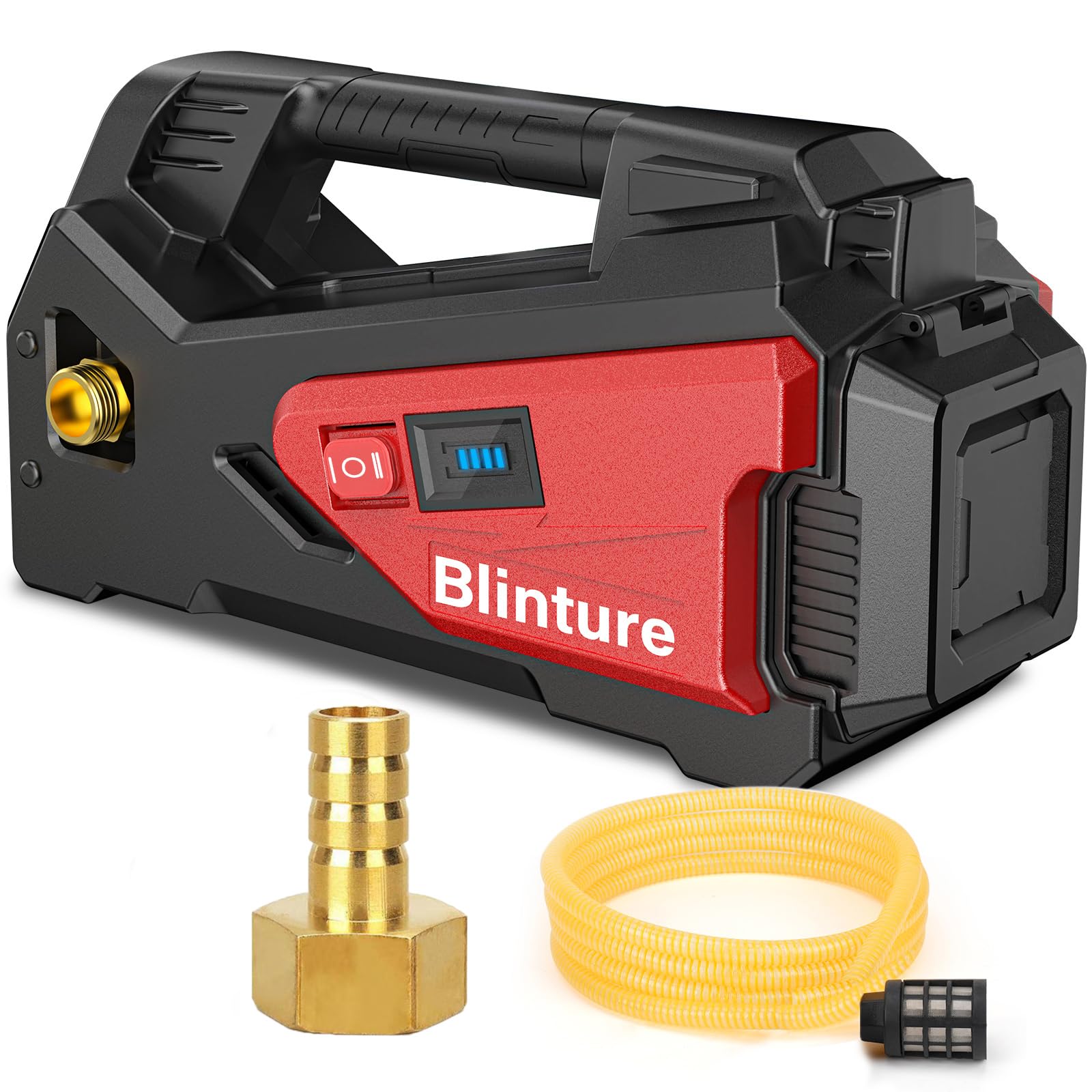 Photo 1 of **FACTORY SEALED** Battery Powered Water Transfer Pump, Cordless Power Washer Compatible Milwaukee 18V, 2Ah-5Ah Battery, Cordless Water Pump, Self-Priming RV Water Pumps, Pressure Pump 50FT Head(Not include Battery)