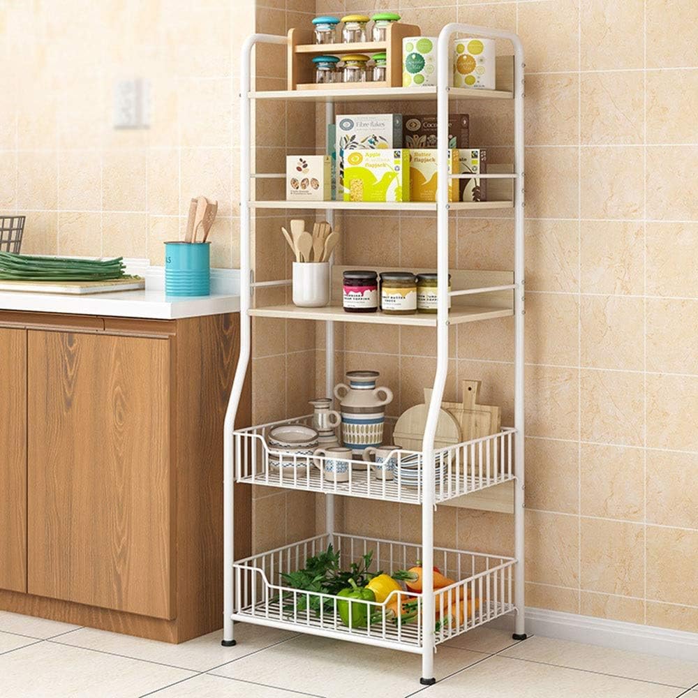 CVEUE HO Kitchen Baker's Rack Kitchen Baker's Rack Utility Storage Shelf 5Tier